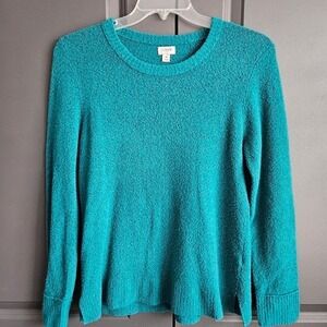 J. CREW Womens Crew Neck Sweater Sz M‎ Jewel Tone